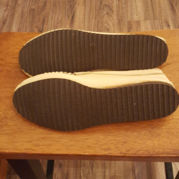 Suede Cream Moccassins - Picture 2 of 3